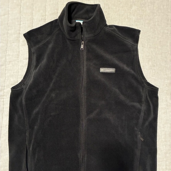 Columbia Other - Columbia Midnight Black Fleece Vest